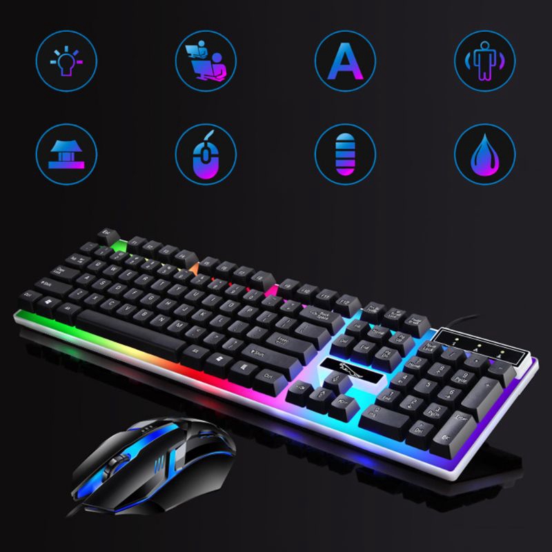 (HCM) Combo chuột và bàn phím chuyên game giá rẻ G21B (màu đen)