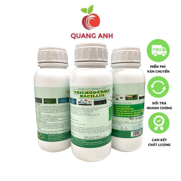 [FreeShip] Chế phẩm Trichoderma Bacillus - Chai 500ml