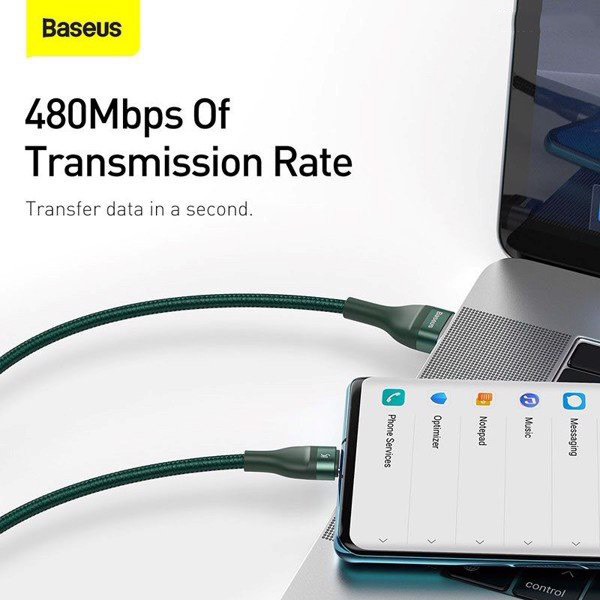 Cáp sạc nhanh 3 đầu Baseus Flash Series 3 in 1 - 40W (USB to Type-C/ Lightning/ Micro, 5A/40W Quick Charging & Data Cable)