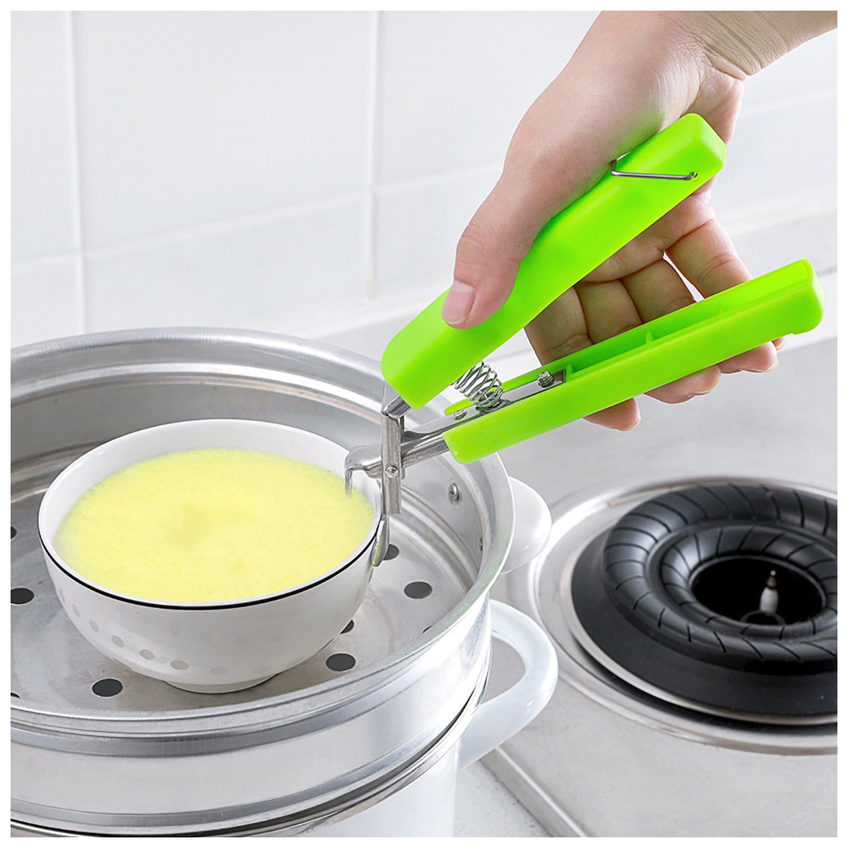 Dụng cụ kẹp gắp chống nóng inox