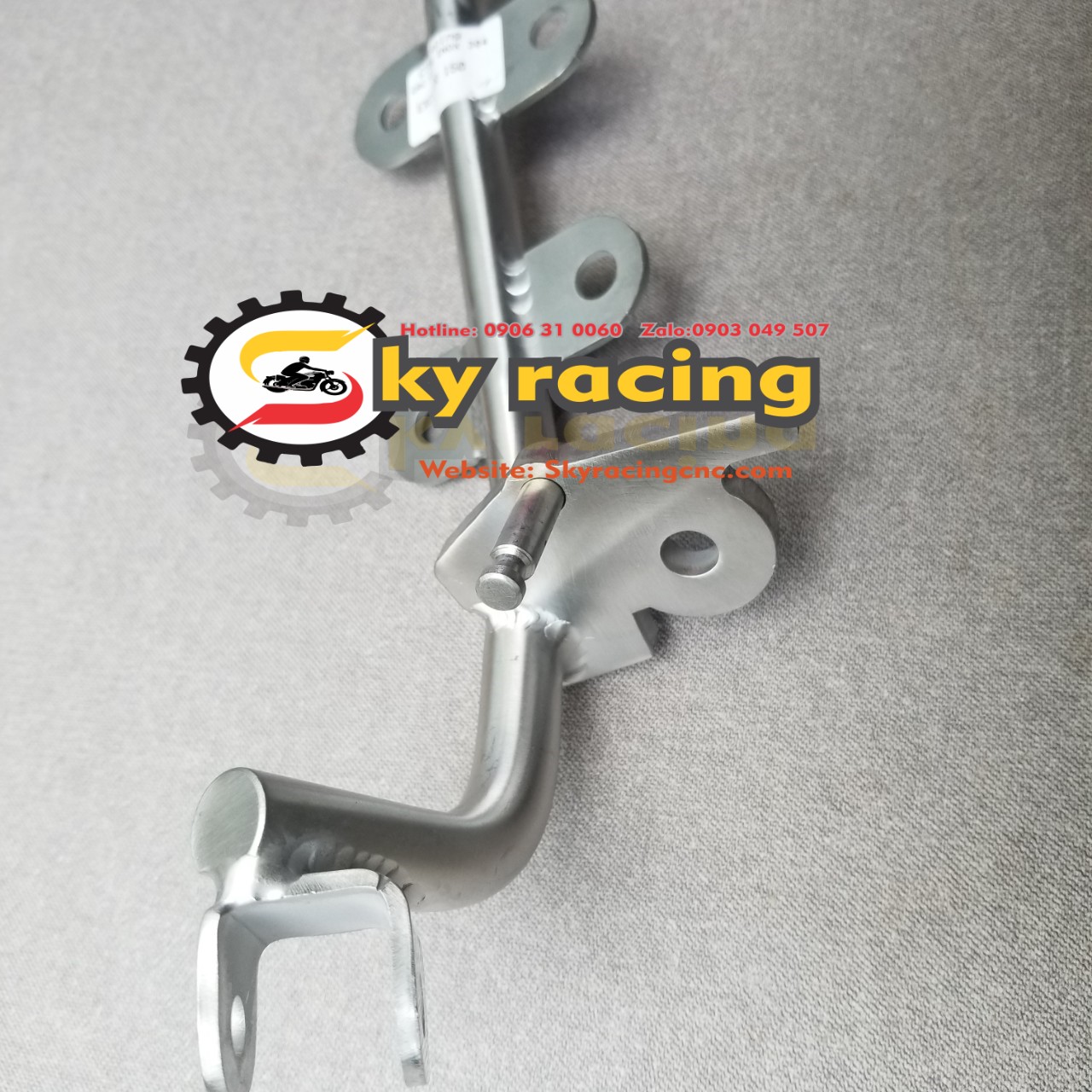 Gác chân chuẩn inox 304 gắn cho Ext2010 Ext150