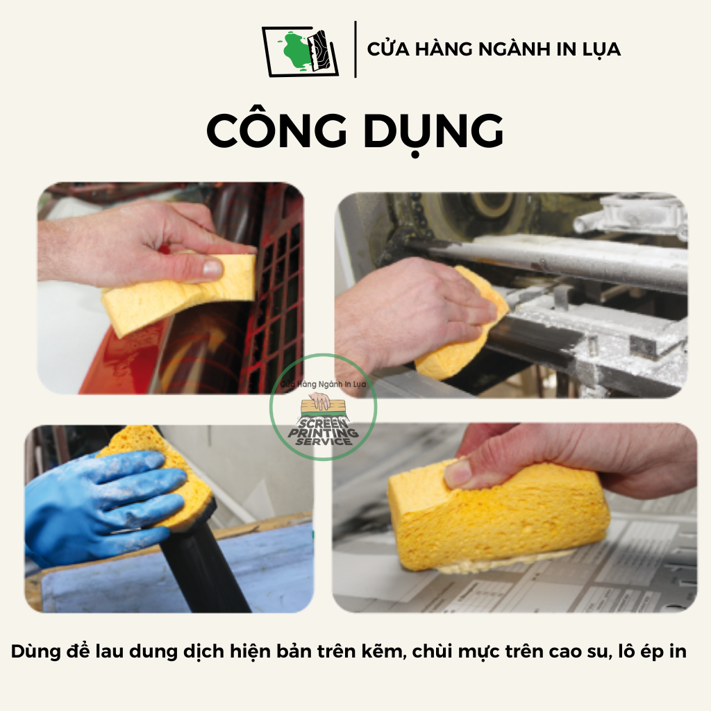 Miếng bọt biển Viskovita Spontex , miếng bọt biển thấm hút nước