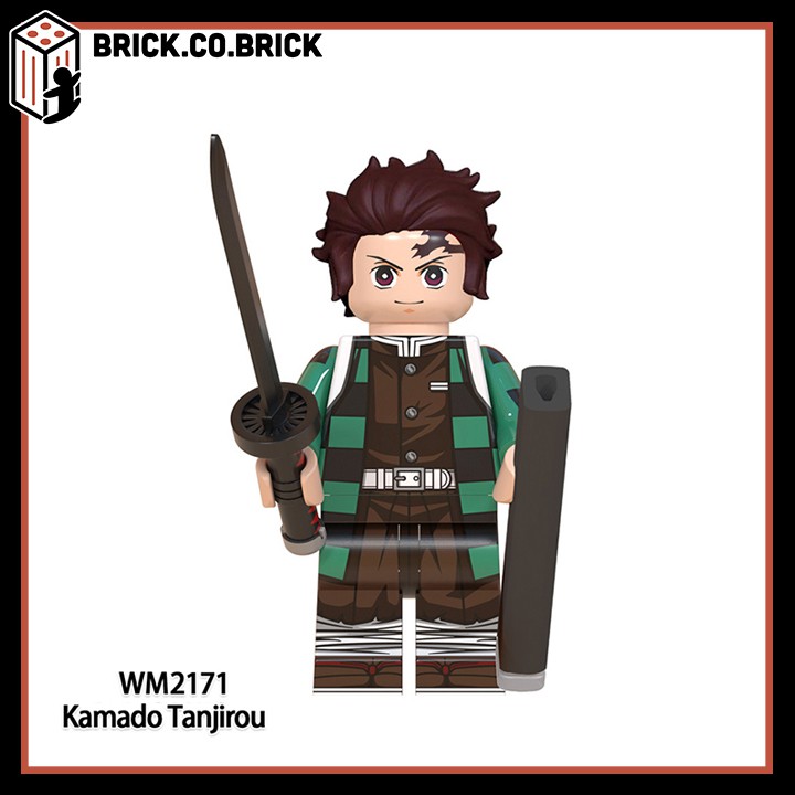 Demon Slayer Đồ Chơi Lắp Ráp Mô Hình Minifigure Kimetsu No Yaiba Anime Thanh Gươm Diệt Quỷ MỚI NHẤT WM6116