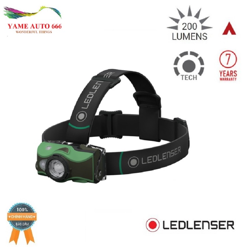 [ CAO CẤP] Đèn Pin Đội Đầu LEDLENSER MH8 Pin Sạc