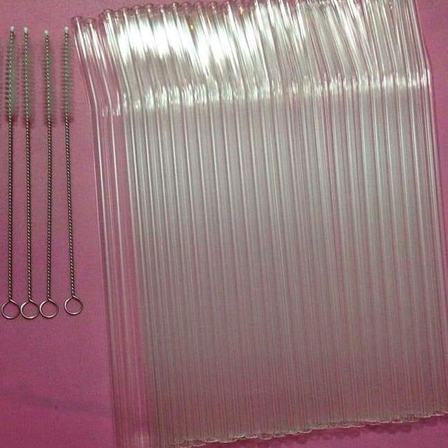 50 ống thủy tinh phi 6,đường kính 6mm chiều dài 19-20cm,ống thủy tinh thổi,thủy tinh chất lượng cao loại tốt