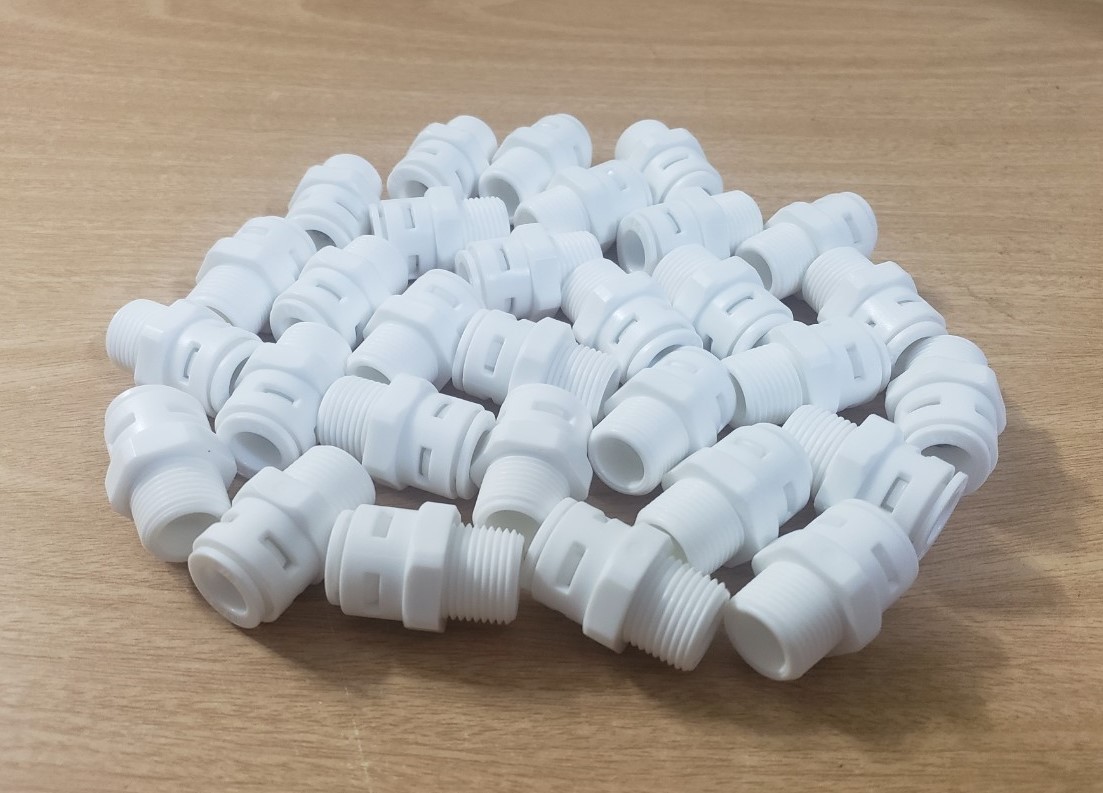 (HCM) Cút Nối Thẳng R17/10-(Ren17-Dây 10mm)
