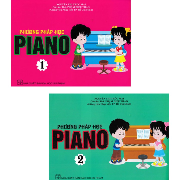 Sách - Phương Pháp Học Piano Quyển 1 + 2 - Bộ 2 Cuốn