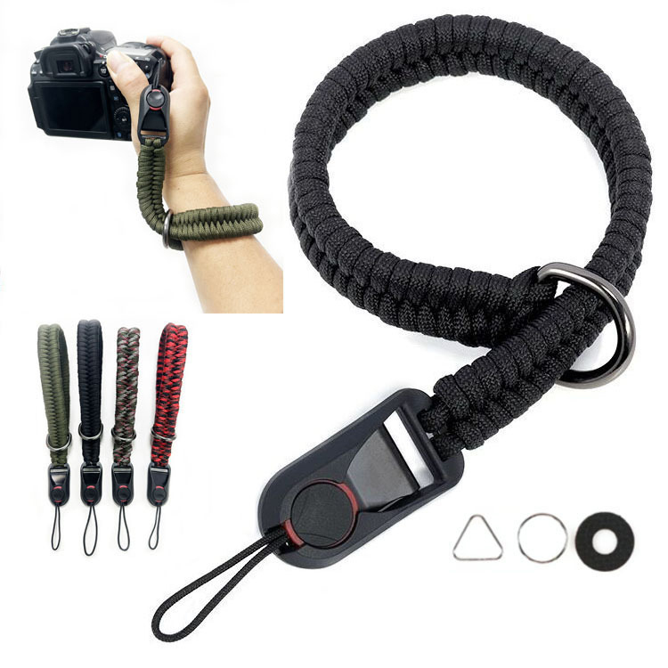 Dây Đeo Tay hand Strap Dây Dù Paracord Đan tháo nhanh