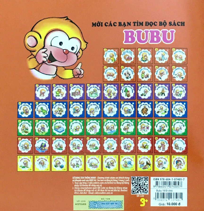 Fahasa - Bé Học Lễ Giáo - Bubu Tập 19: Đi Chơi (Tái Bản)
