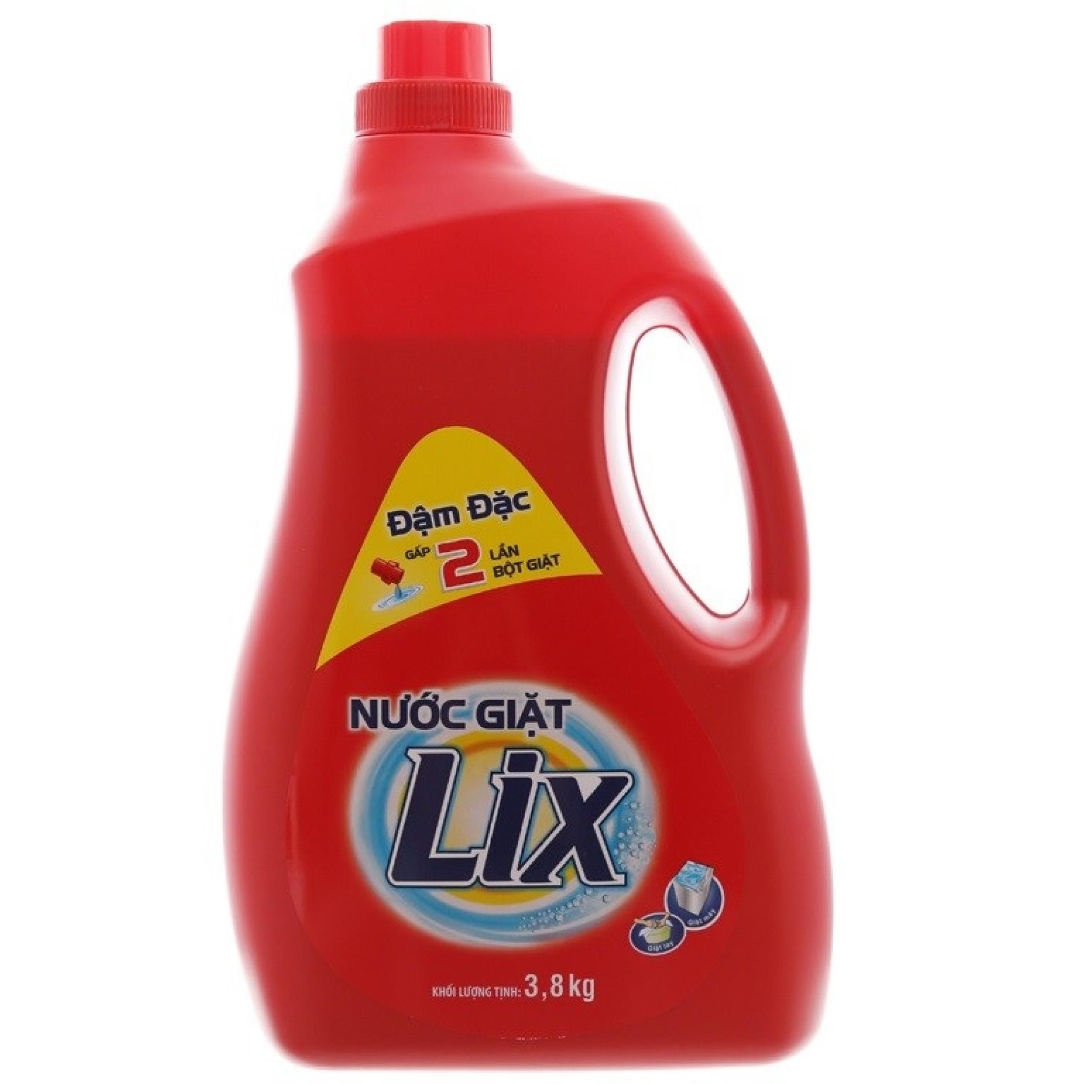 Nước Giặt Lix Đậm Đặc Gấp 2 Lần 3.6kg