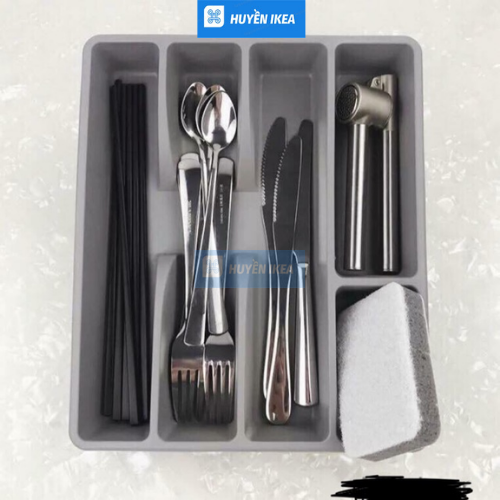 Khay thìa dĩa IKEA SMACKER để được đũa