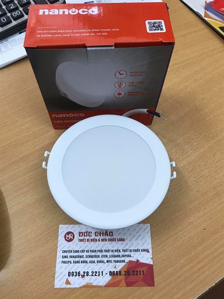 Đèn Led Âm Trần Nanoco 7w,9w,12w hàng chính hãng có bảo hành