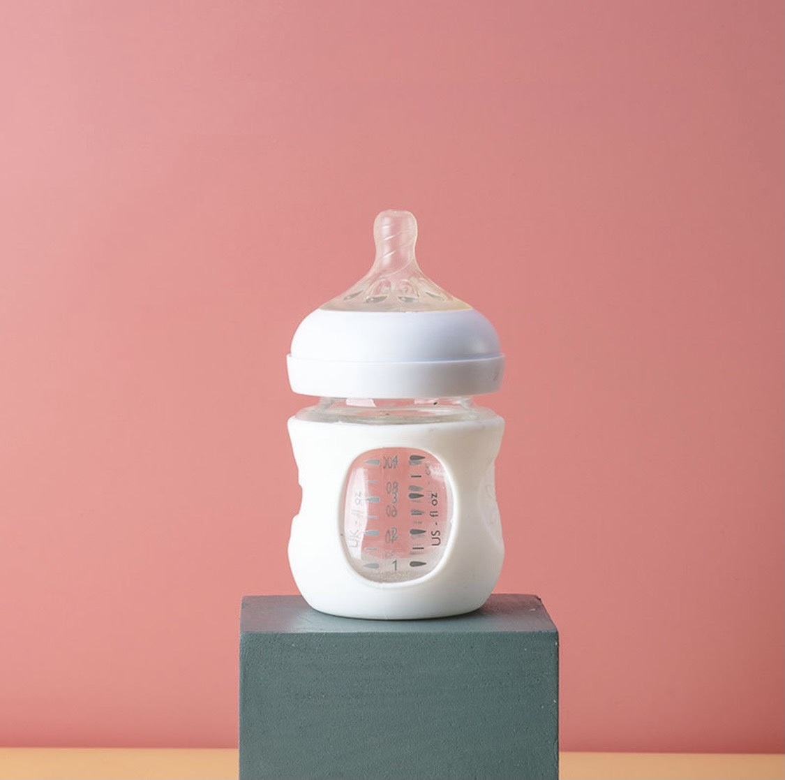 Bọc Silicon Cho Bình Sữa Avent Thủy Tinh cổ rộng (bình avent Natural)