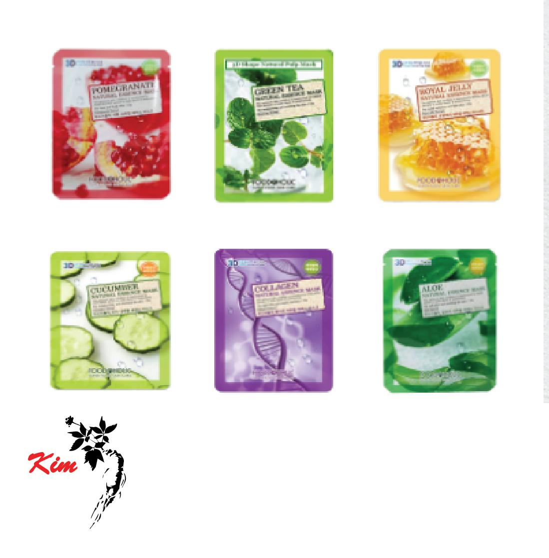 Combo 10 mặt nạ 3D Foodaholic Hàn Quốc
