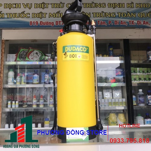 Bình bơm thuốc, tưới cây DUDACO 801- bình 8 lít