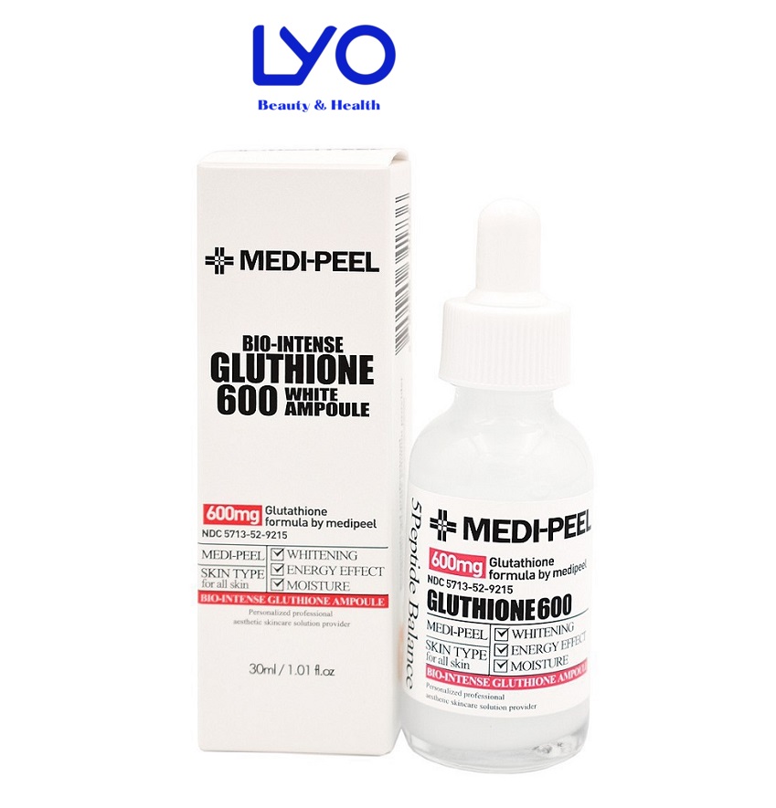 Tinh chất dưỡng trắng medi-peel gluthione 600 white ampoule serum medipeel 30ml - youdo
