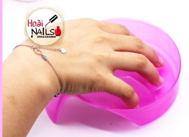 Bát ngâm tay (giao màu ngẫu nhiên) Phụ kiện Nail