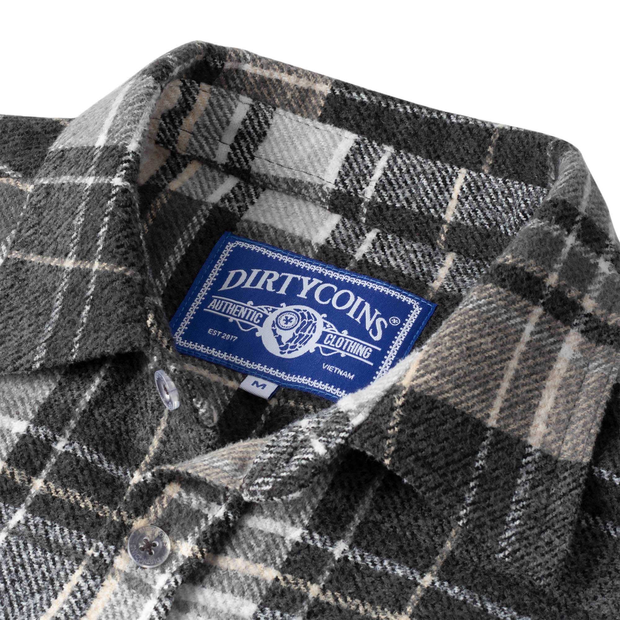 Áo Khoác DirtyCoins Love Flannel Jacket