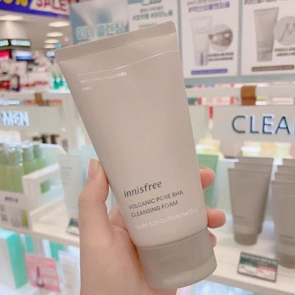 [Innisfree] Sữa Rửa Mặt Trà Xanh & Tro Núi Lửa MẪU MỚI150ml