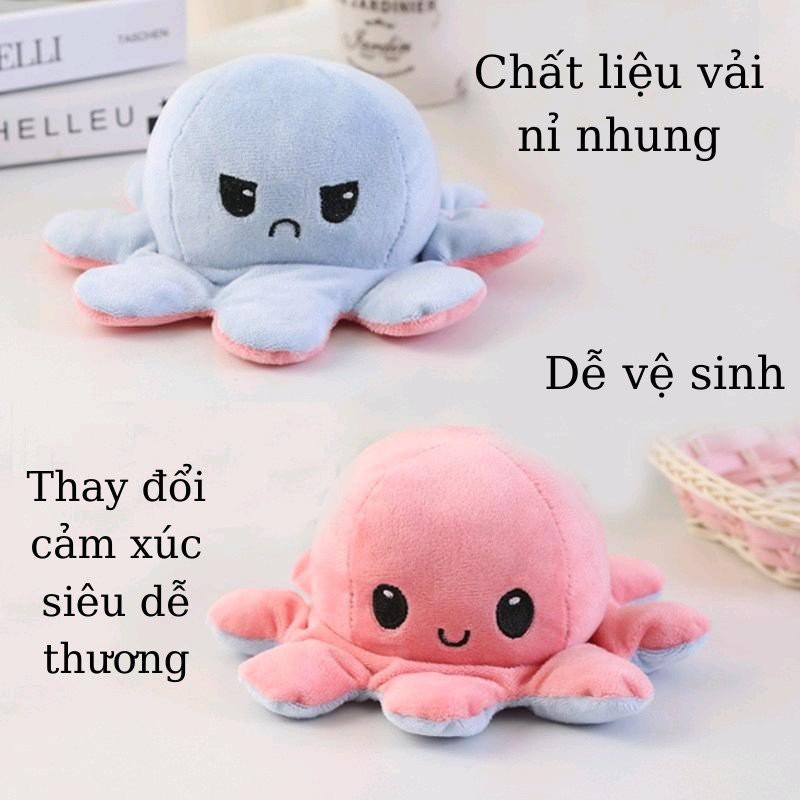Bạch tuộc lật mặt thay đổi cảm xúc dễ thương