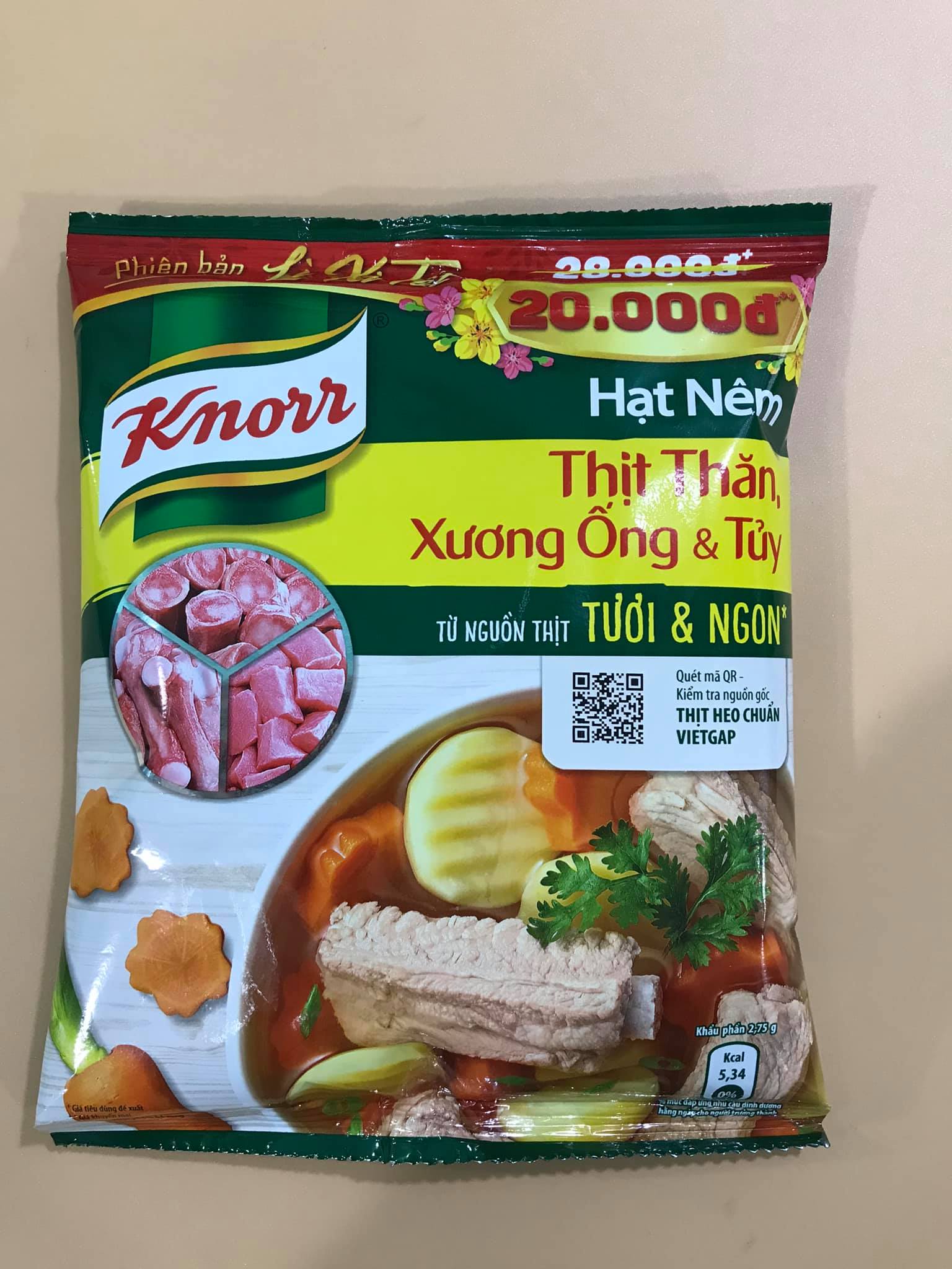 Hạt nêm Knorr 400g /900g /1,8Kg