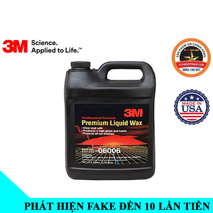 XI ĐÁNH BÓNG BƯỚC 3 – 3M 06006 PREMIUM LIQUID WAX
