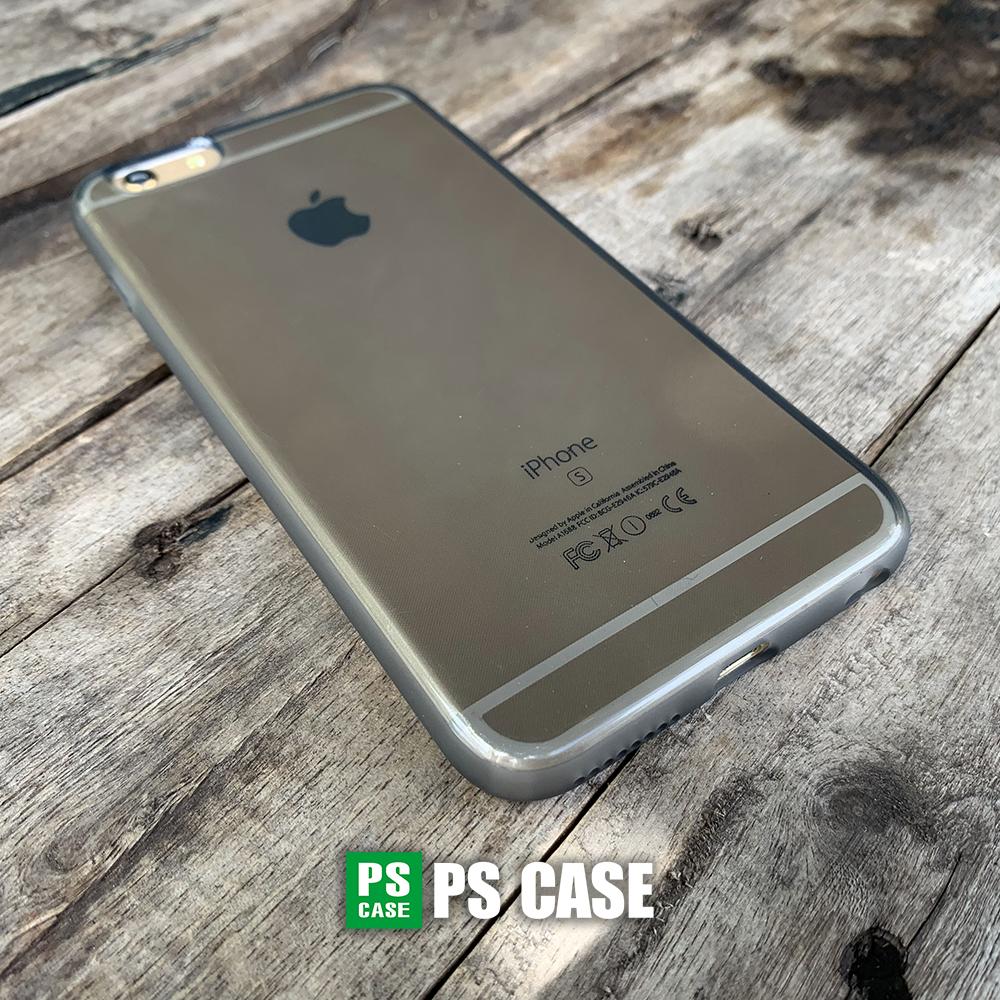 Ốp lưng dẻo đen mờ chống sốc cao cấp dành cho iPhone 6 Plus / iPhone 6s Plus - PS Case phân phối