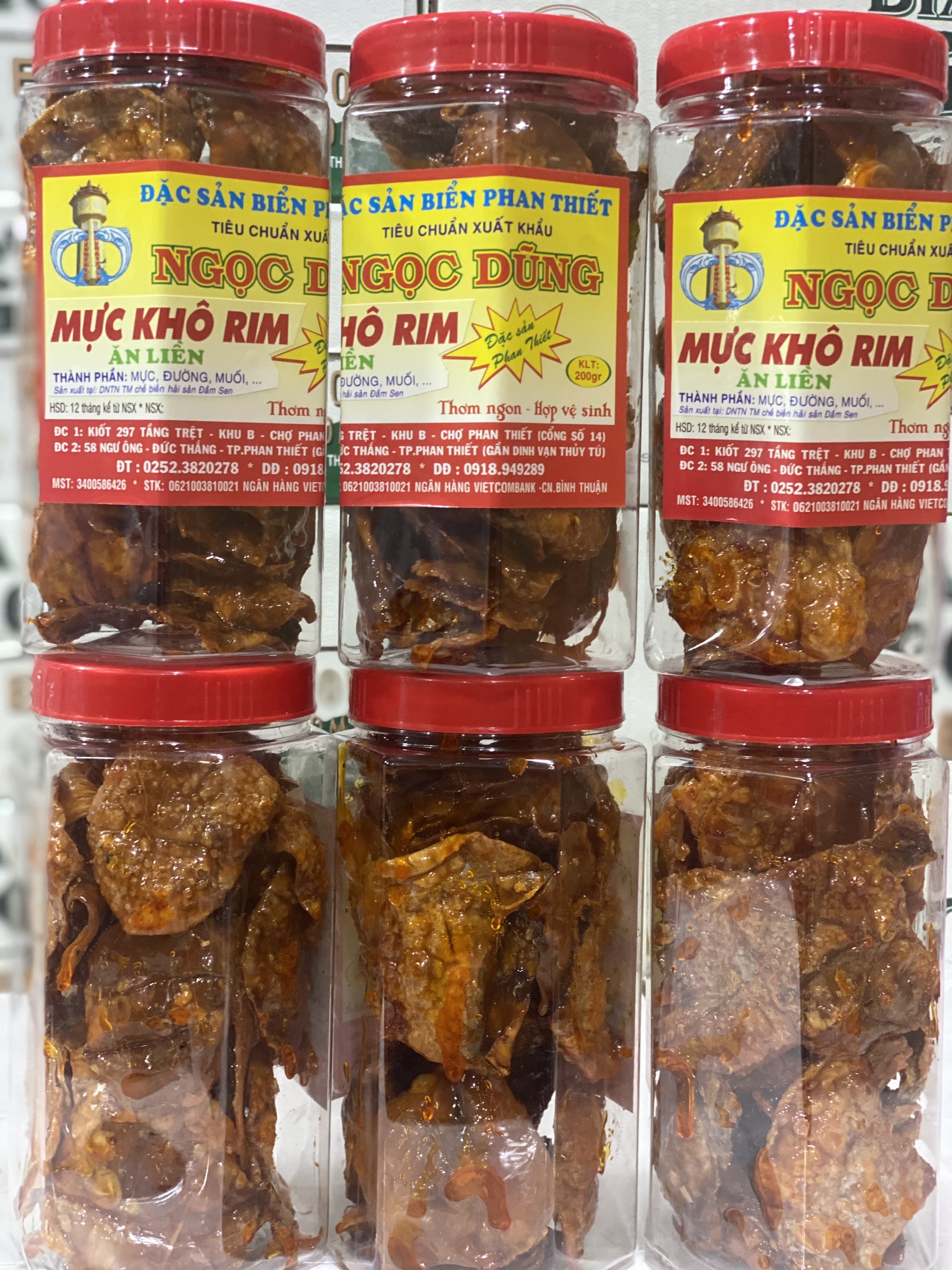 Mực khô rim 200 gram - hải sản khô phan thiết