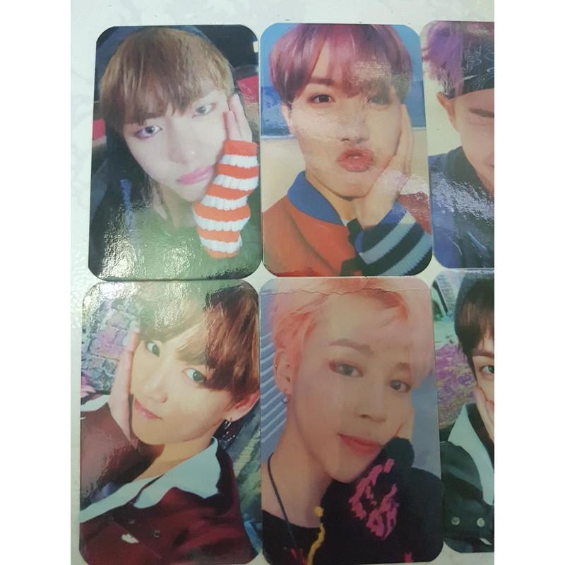 [HCM]Set card có chữ kí BTS - hồng