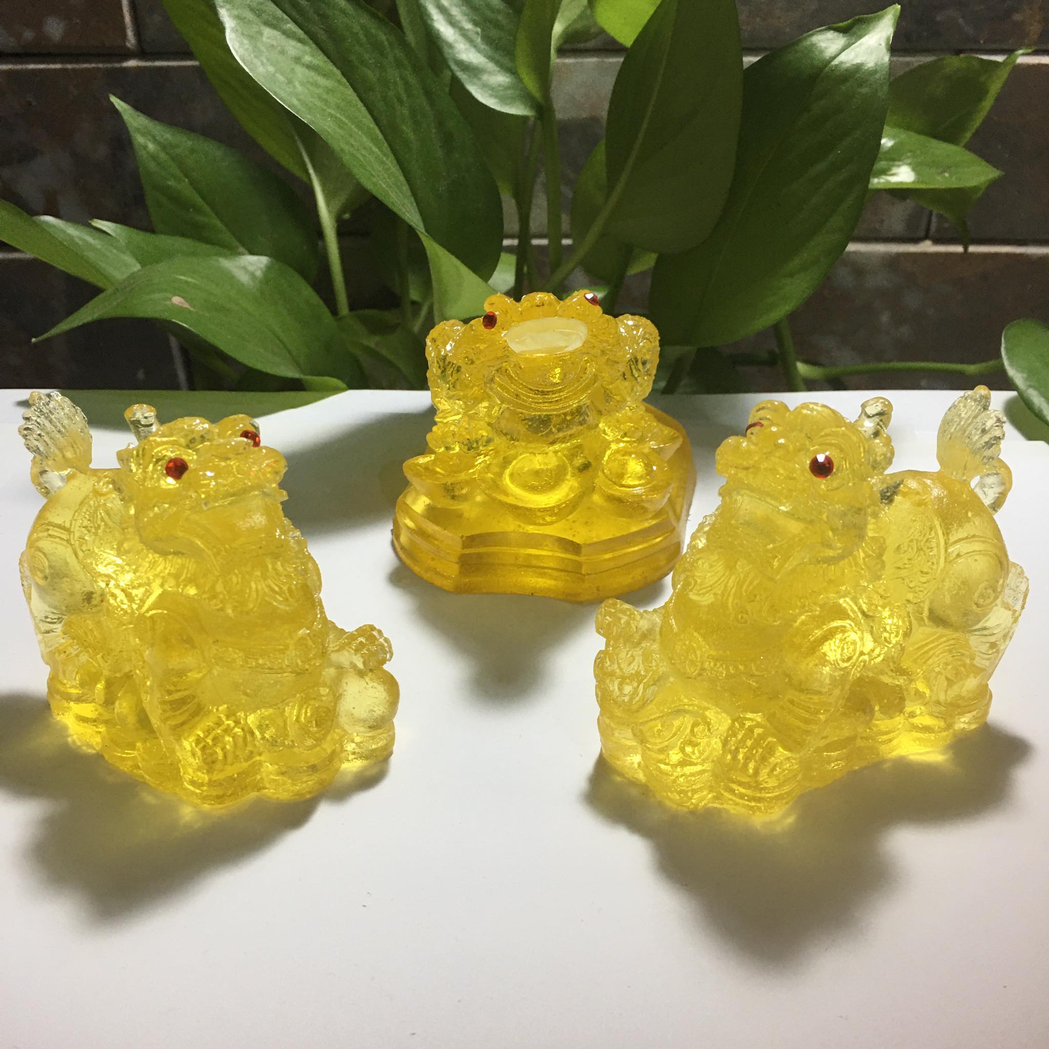 Combo cặp tỳ hưu - cóc ngậm tiền mang tài lộc và may mắn