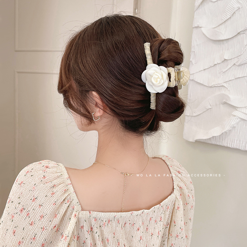 LINDREAM Kẹp tóc càng cua cỡ lớn thiết kế phong cách Hàn Quốc