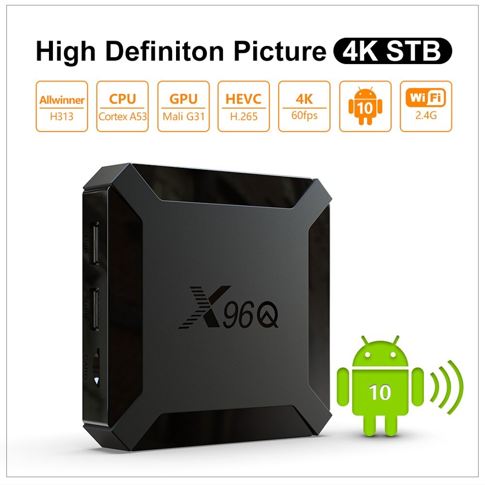 X96Q Android 10 mới Cài Sẵn Chương Trình Tivi truyền hinh cáp miễn phí vĩnh viễn và các ứng dụng giải trí