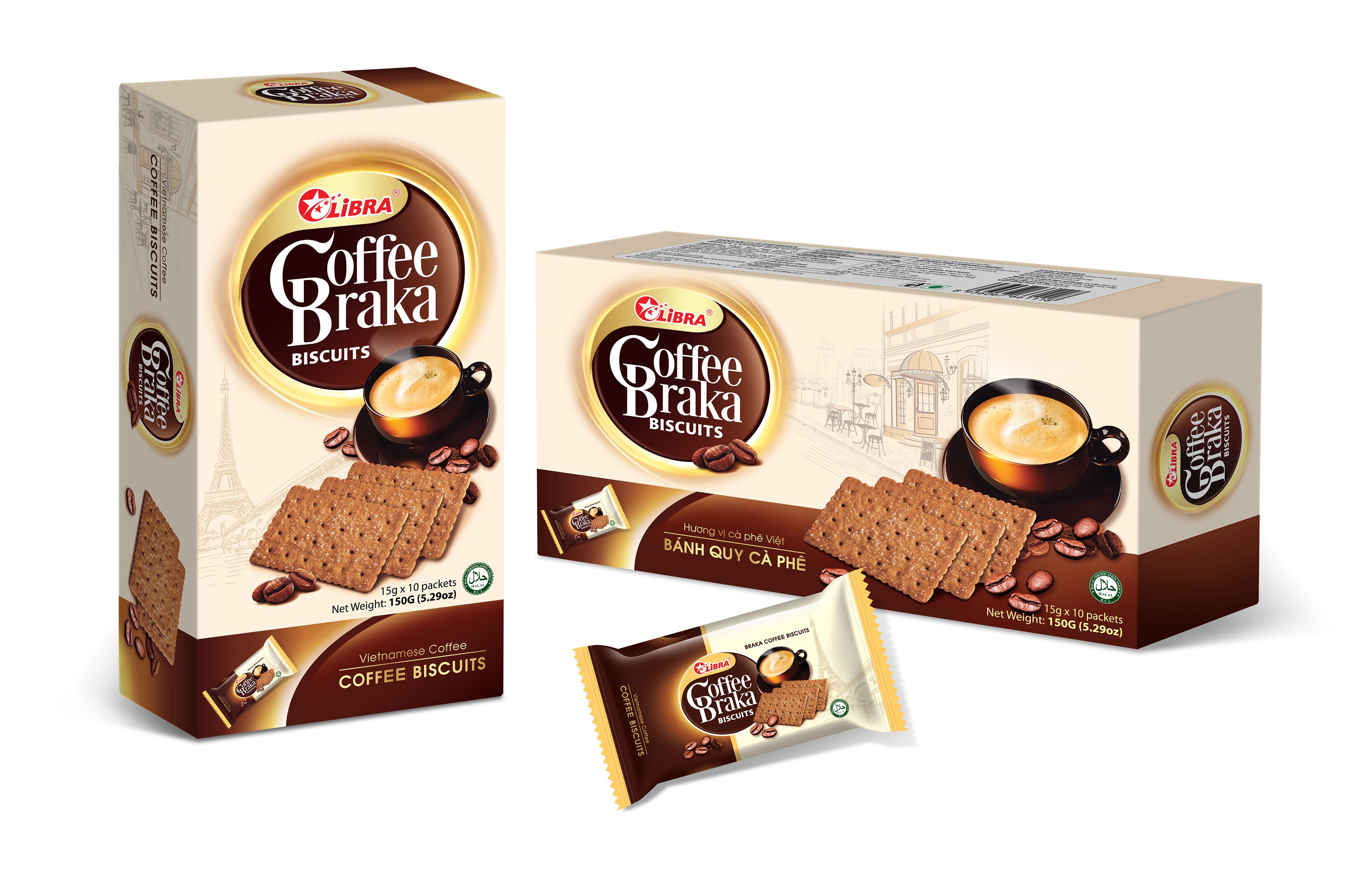 Bánh Quy Cà Phê Libra Coffee Cracker 150g