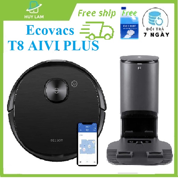 Robot hút bụi lau nhà Ecovacs Deebot  T8 AIVI plus