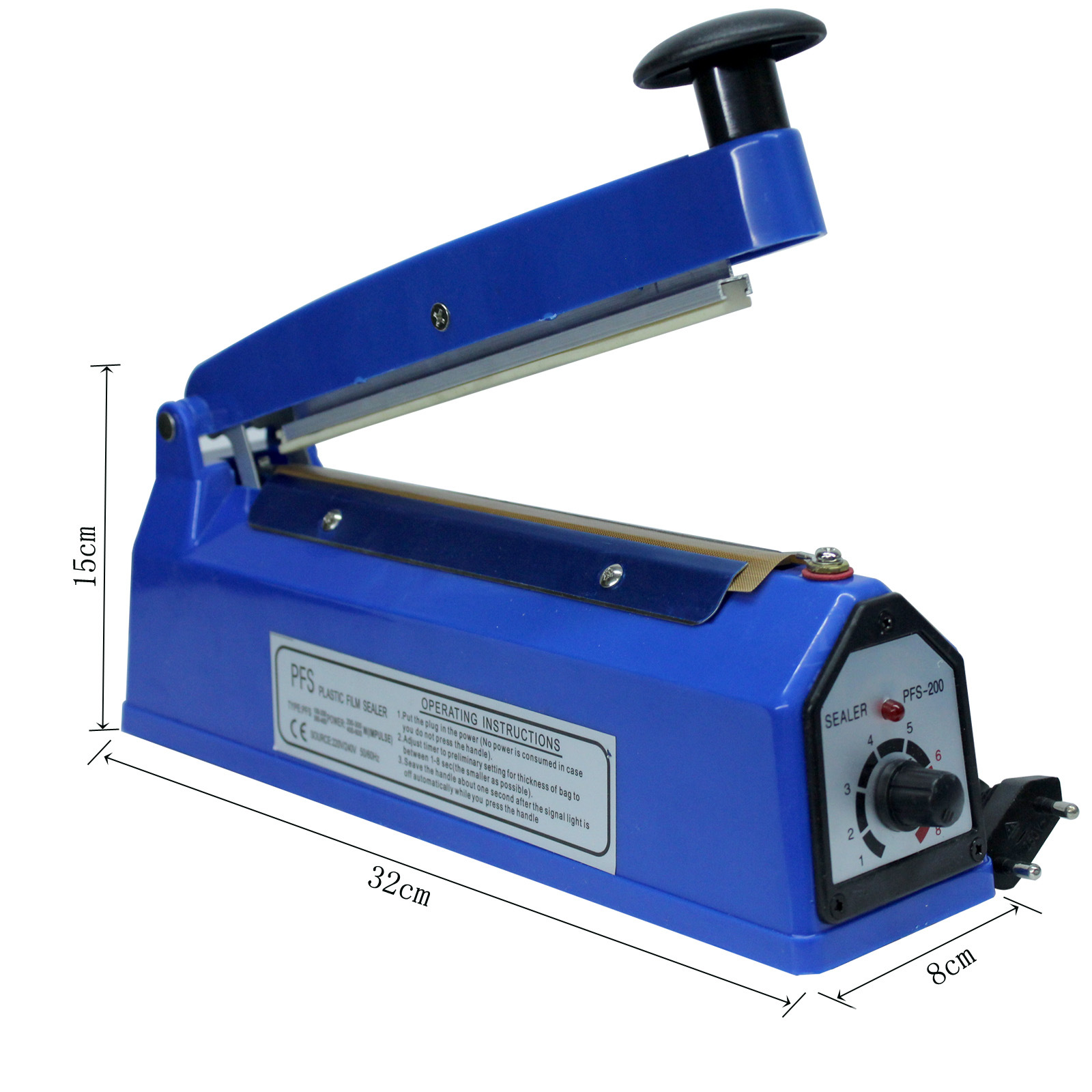 Máy hàn miệng túi 20cm PFS200 - TẶNG KÈM DÂY HÀN