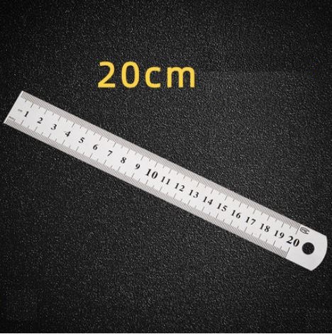 Thước kẻ sắt - thước đo bằng thép 20cm , 30cm