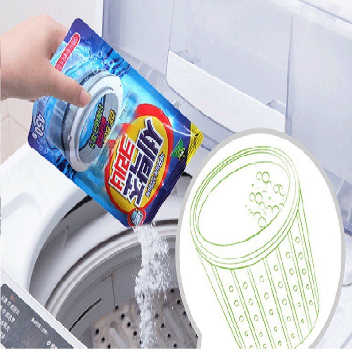 Gói Bột tẩy lồng máy giặt Sandokkaebi Hàn Quốc 450g