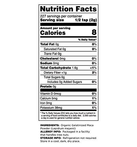 Bột nhân sâm Maca Peru hữu cơ Terrasoul Superfoods
