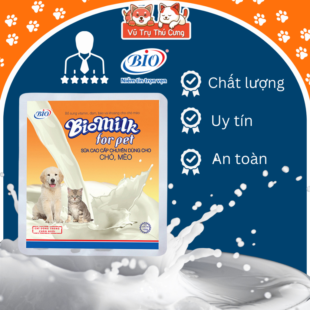 Sữa Bio Milk cho Chó Mèo 100g