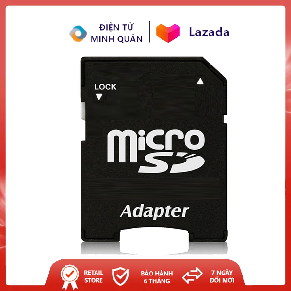 Bảng giá Adapter thẻ nhớ chuyển đổi thẻ nhớ Micro SD (TF) sang SD - dùng cho máy ảnh Laptop camera, dễ dàng đọc, chép dữ liệu trong thẻ Micro SD | Đầu lọc thẻ nhớ Micro SD | ADAPTER chuyển đổi thẻ nhớ Phong Vũ