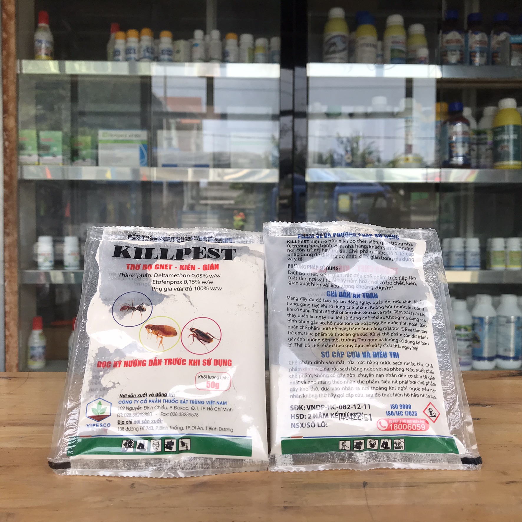 Thuốc bột Diệt bọ chét Kill Pest-50g