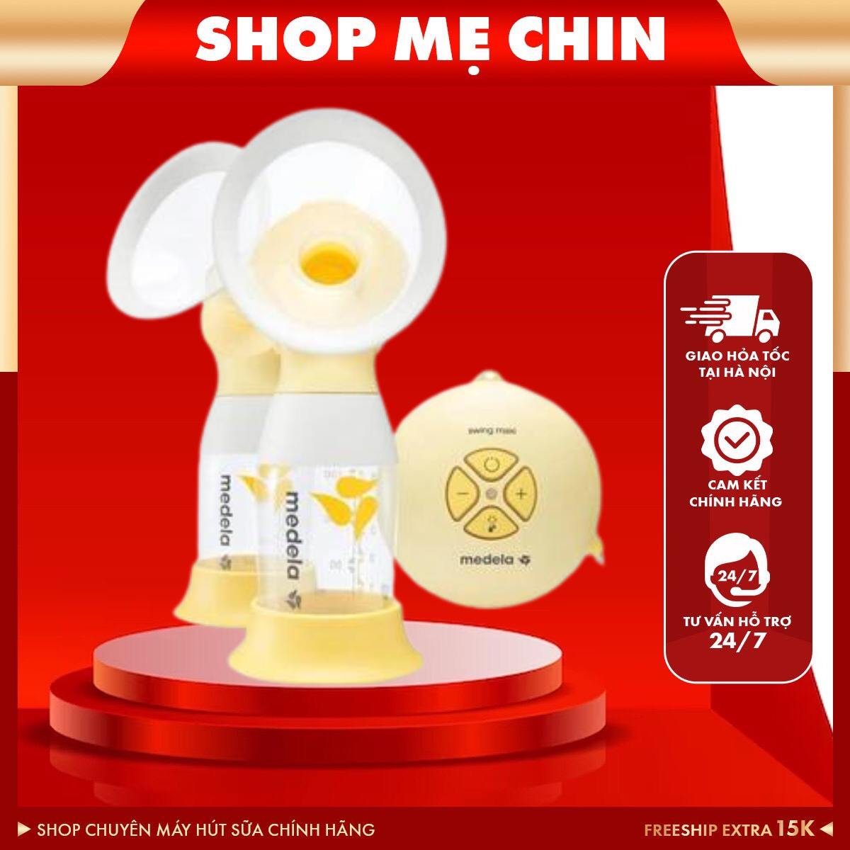 [BH 10th] Máy hút sữa Medela Swing Maxi Flex like new 99%