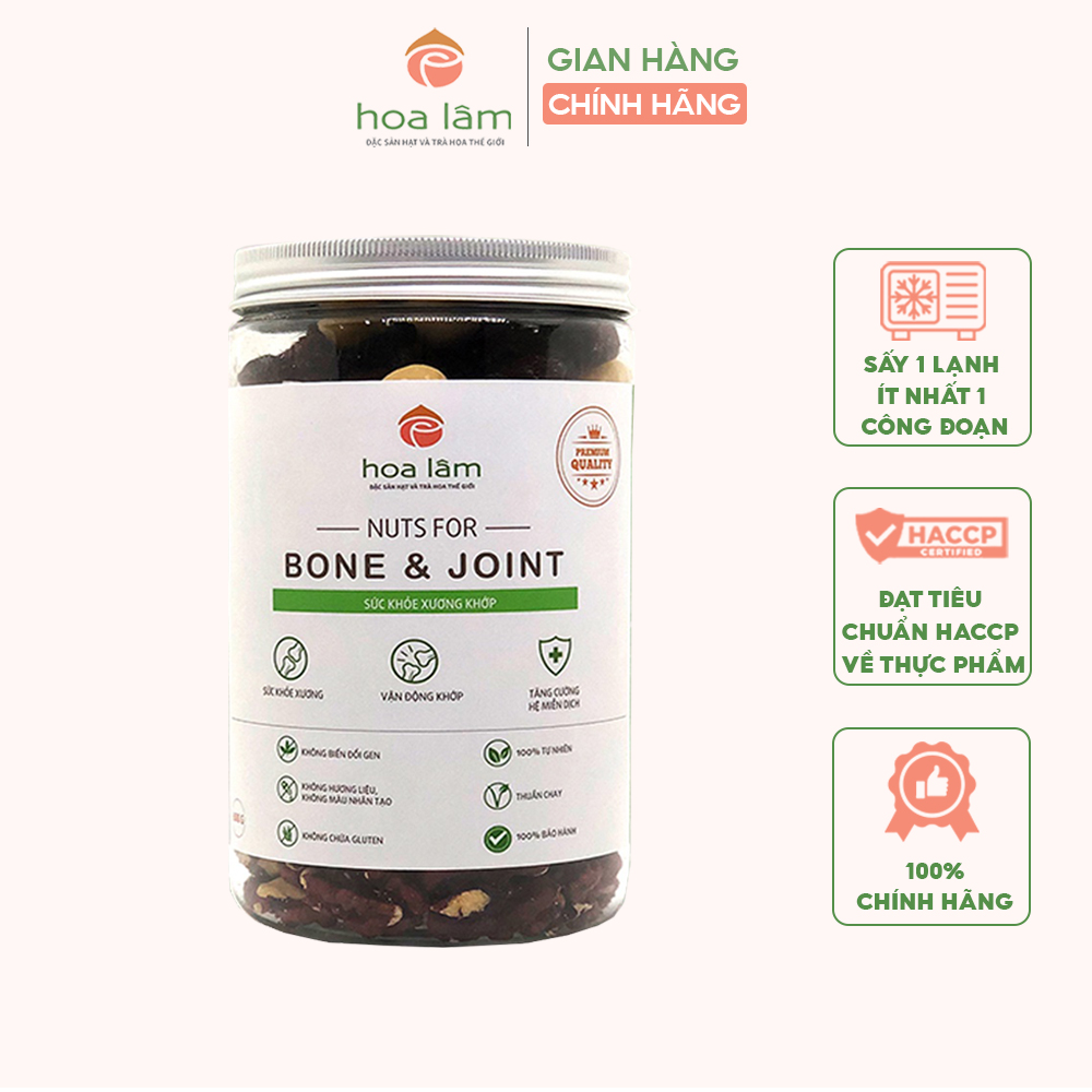 Hạt dinh dưỡng Hoa Lâm Nuts for Bone & Joint tăng cường sức khỏe xương khớp
