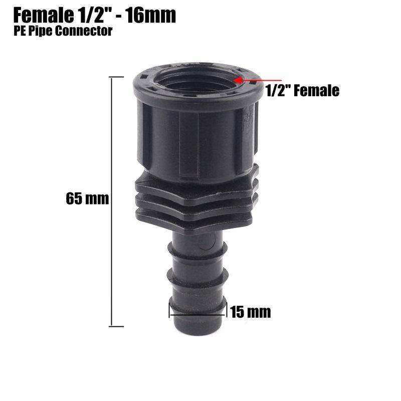 2 cái phụ kiện ống 16   tê  góc góc bịt nối  chuyển ren ... tùy chọn