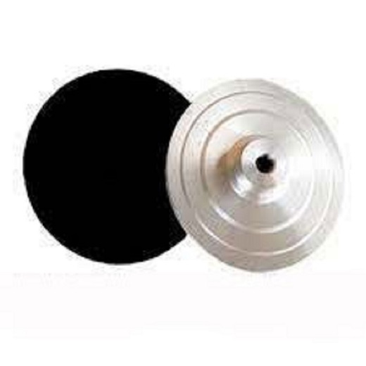 đế chà nhám  nhôm dùng máy mài ( đường kính 100mm)