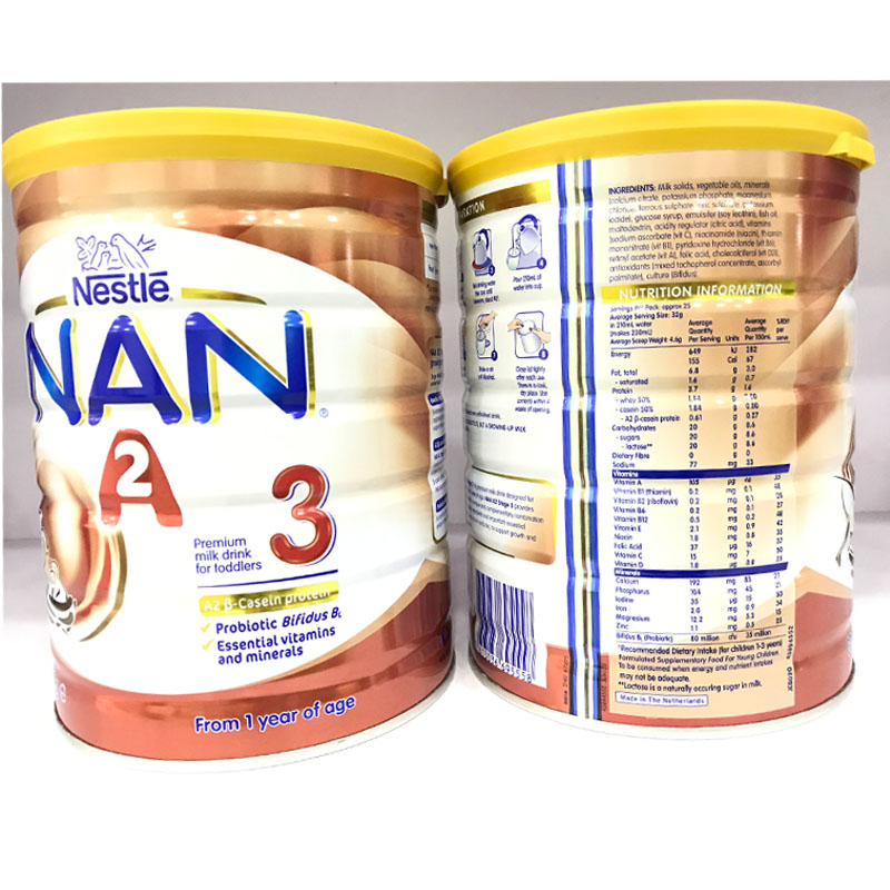 Sữa Nan A2 Số 3 Nội Địa ÚC 800G (cho bé 1-3 tuổi)