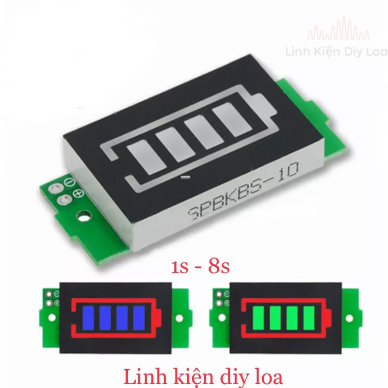Mạch báo pin 1s 2s 3s 4s 5s 6s 7s 8s