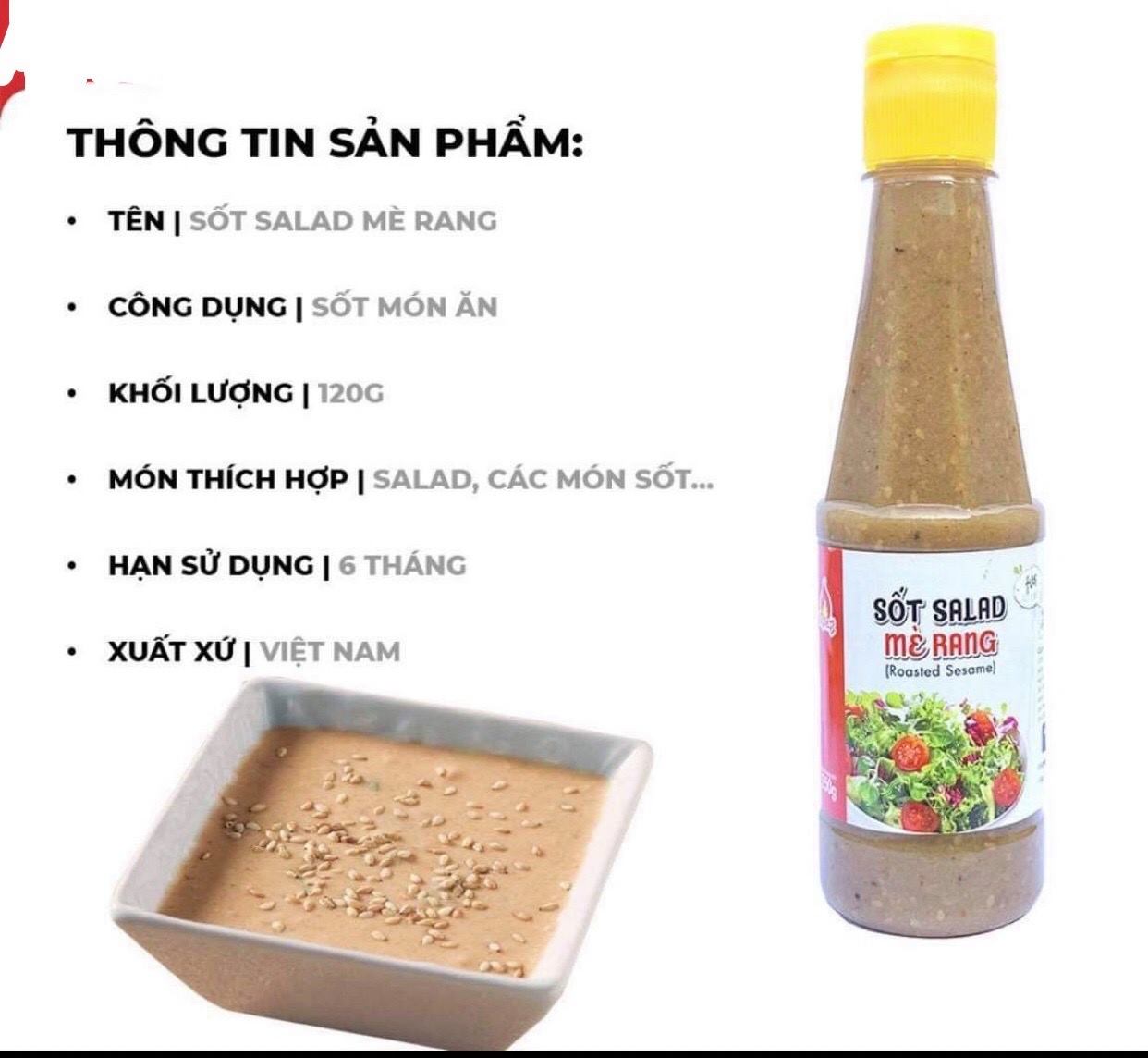 Nước sốt mè rang Việt Chef can 2L