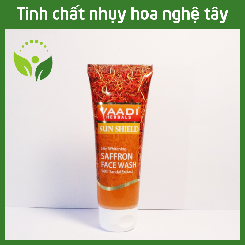 Sữa rửa mặt Tinh chất nhụy hoa nghệ tây trắng da Saffron Face Wash Vaadi 60ml - Phù hợp da nhạy cảm giá rẻ