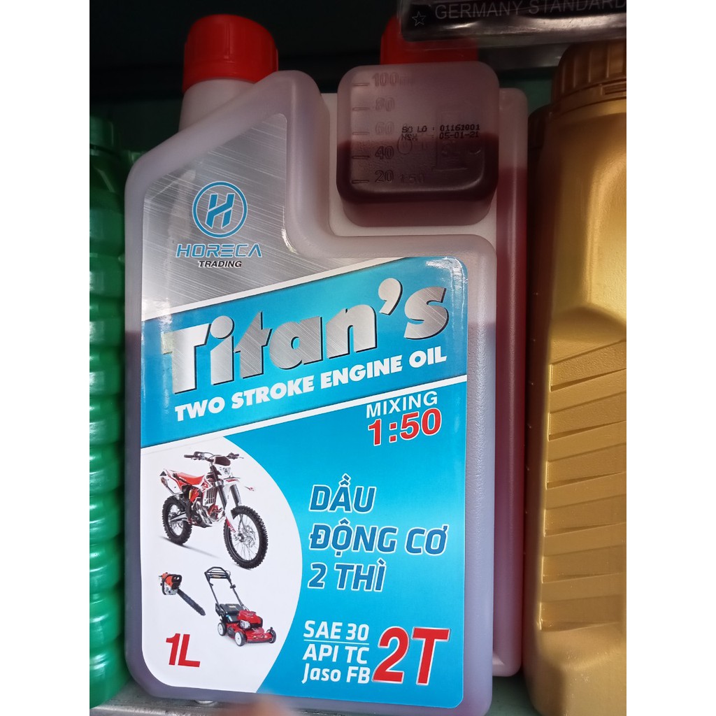 Dầu nhớt động cơ 2 thì 2T (bình 2 đầu) nhập khẩu thái lan có mùi thơm hàng công ty